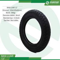 Gambar Ban luar skuter 12inch (12,5x2.25) ring 12" dari Sparepart Gallery Kota Administrasi Jakarta Utara 4 Tokopedia