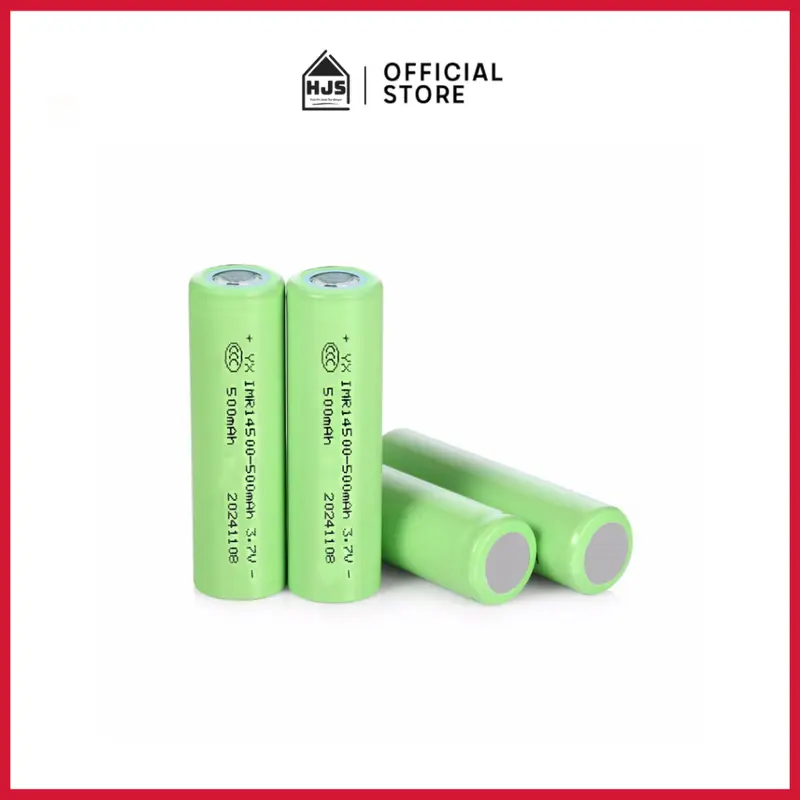 [HJS] Baterai Cas Isi Ulang /  Baterai Lithium Charger Hongli 14500 500 mAh & 18650 1200 mAh 3,7V 4