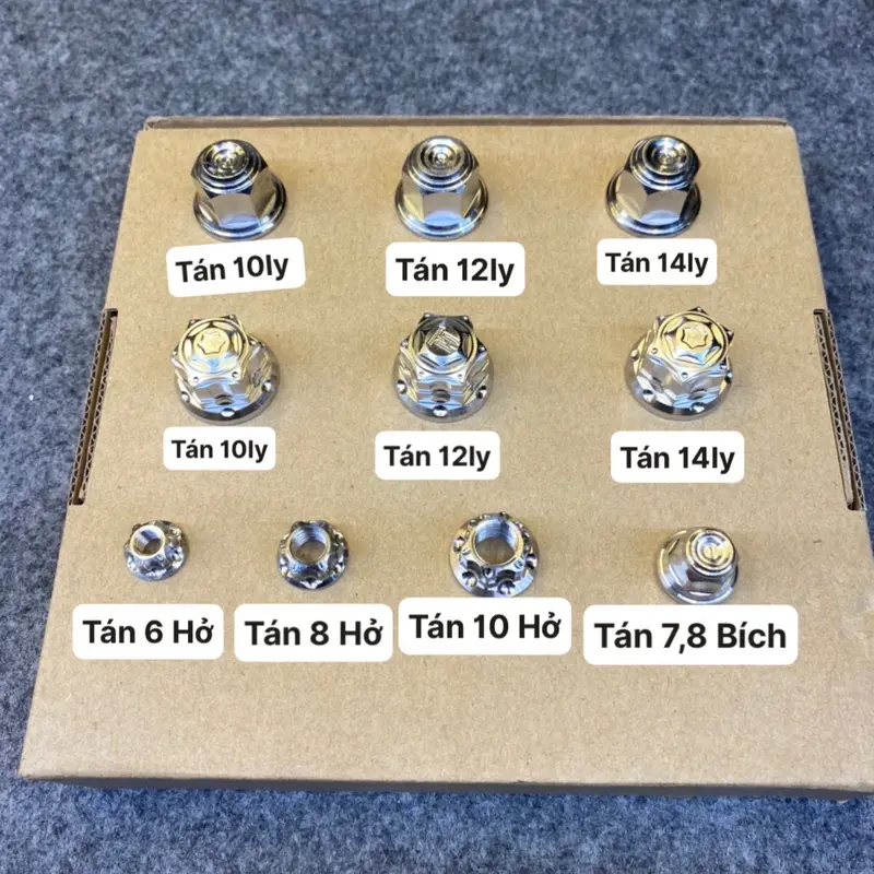 Tán Inox 304 CNC Đủ Các Size 0