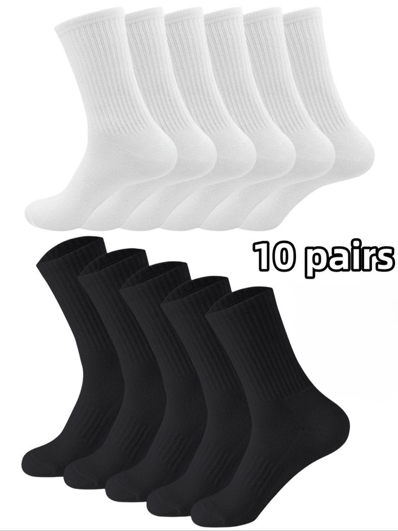 Product Introduction of Men's Cross Print Crew Socks, Casual Moisture Wicking Mid Tube Socks, Soft Comfy Breathable Socks for All Seasons Daily Wear 3