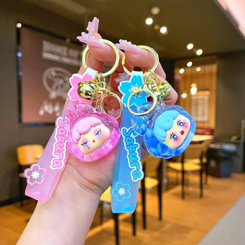 Dây Chuyền Chìa Khóa Cát chảy Thỏ Trong Mơ, Chất Liệu Acrylic, Mặt Dây Chuyền Cặp Sách Học Sinh, Ngọt Ngào Và Tự Nhiên, Móc Chìa Khóa, Phong Cách Ins, Thích Hợp Để Đồ Trang Trí Cho Bé Gái, Quà Tặng Cho Cặp Đôi Hoạt Hình 4