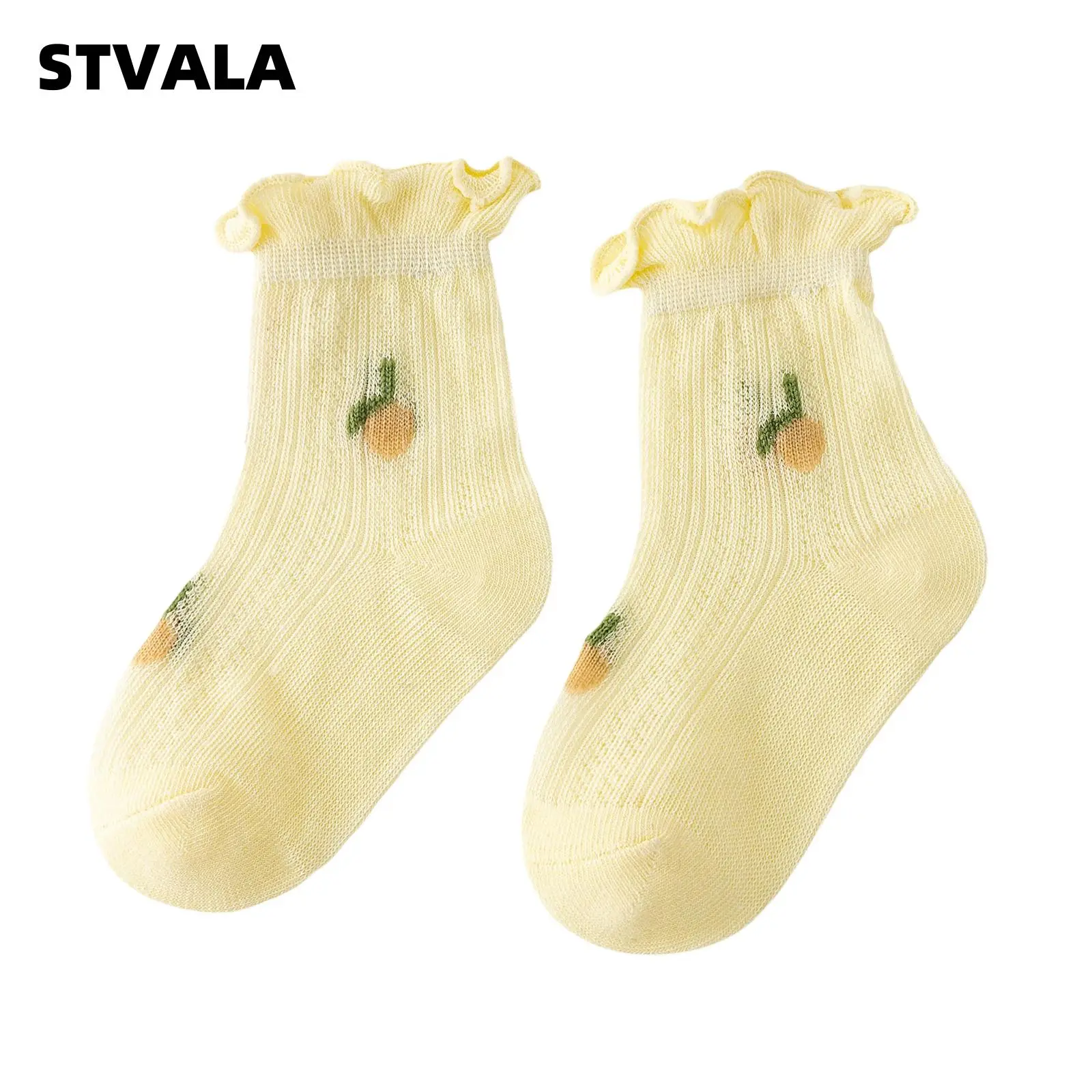 Toddler Baby Girl Frilly Socks Cotton Socks Summer Thin Mesh Socks