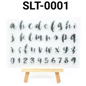 SLT1 - Stempel Stamp Fondant Huruf abjad