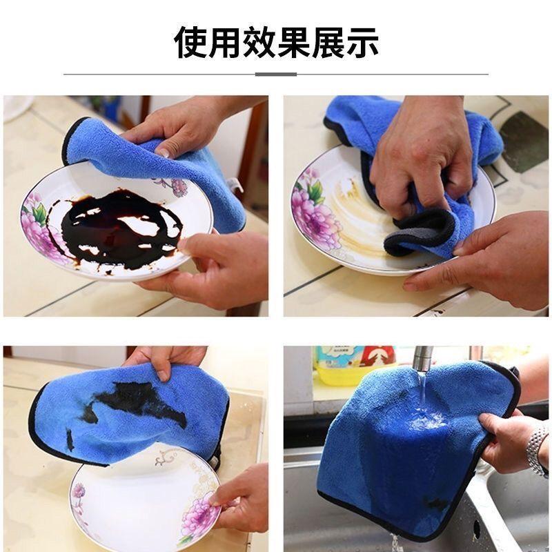 Khăn Vuông Giẻ Lau Nhà Bếp, Khăn Lau Gia Đình, Khăn Vuông Nhỏ Dùng Cho Văn Phòng, Khăn Câu Cá, Vải Khăn Lau Xe Hơi 2