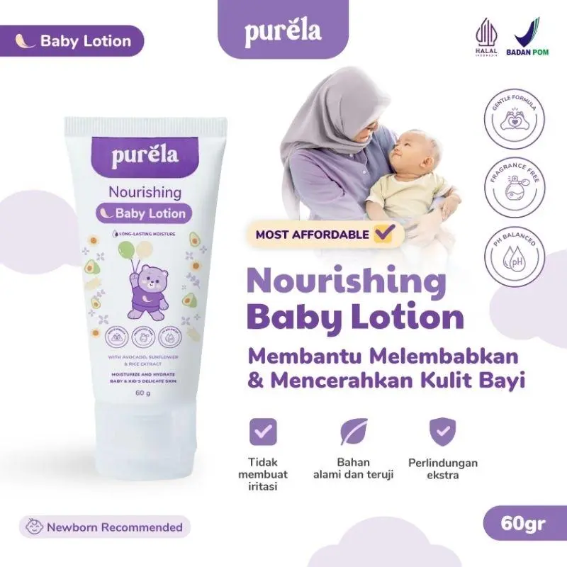 Purela | skincare anak | purela by reglow HALAL BPOM bisa tuk newborn Bayi Essential Kulit Bunda 6