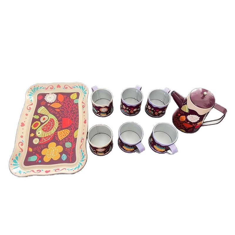 Simulation Tea Time Set Toy, 1 Set Pretend Play Afternoon Tea Set, Pretend Play Toy for Preschool Kindergarten Girls 3