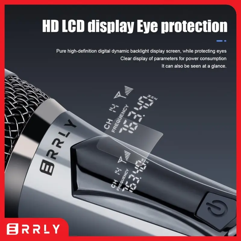 ERRLY YF-108 Mic Microphone Karaoke Profesional Wireless UHF Mic Chargeable Microfon YF108 KARAOKE KTV Charge 4
