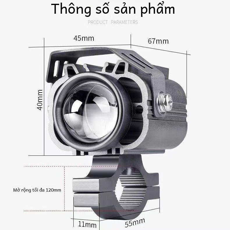 Đèn Laser Xe Máy Siêu Sáng, Hàng Mới, Pin Ngoài, Đèn LED Sửa Đổi Xe Ô Tô, Ánh Sáng Mạnh, Đèn Lát Phong Cách Hiện Đại Phụ Tùng 7