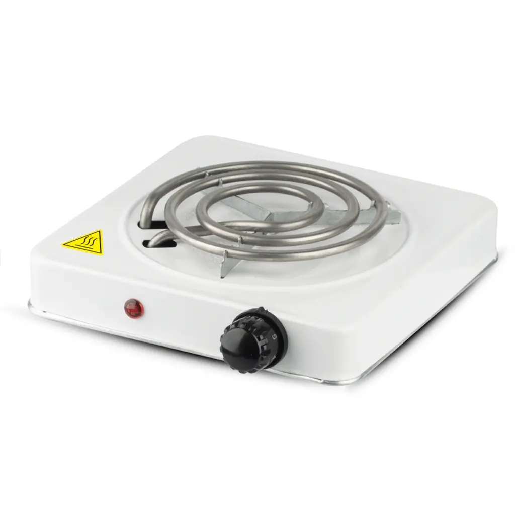 Hot Plate Electric Burner Single Burner Cast Iron Hot Plates for Cooking Portable Burner with Ceramic-panel for Home