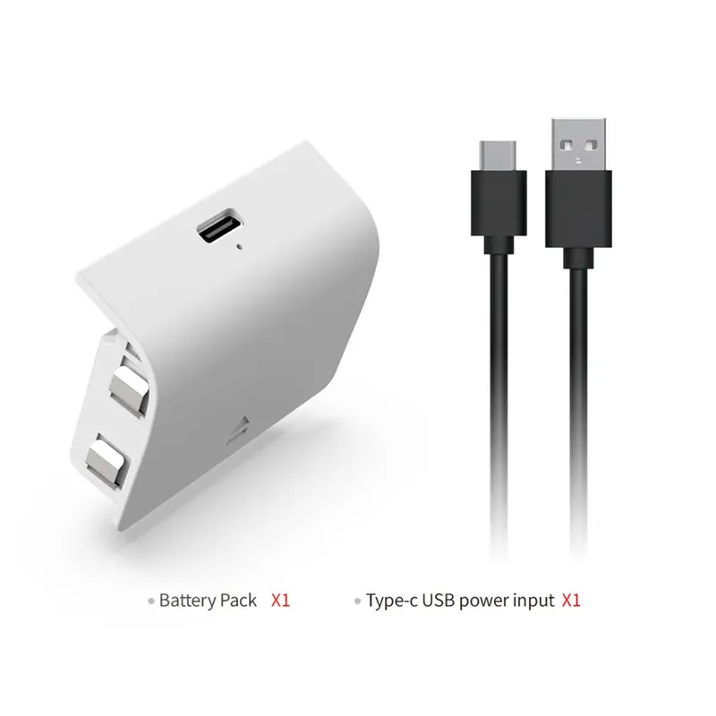 Bộ sạc pin điều khiển, dành cho pin có thể sạc lại SeriesS, Bộ sạc pin tay cầm trò chơi, với Cáp USB, Phụ kiện chơi game, Hàng Có Sẵn 5