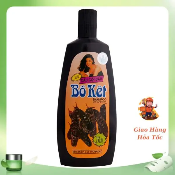 Dầu gội Bồ Kết Thorakao 750ml - Cho tóc bóng khỏe