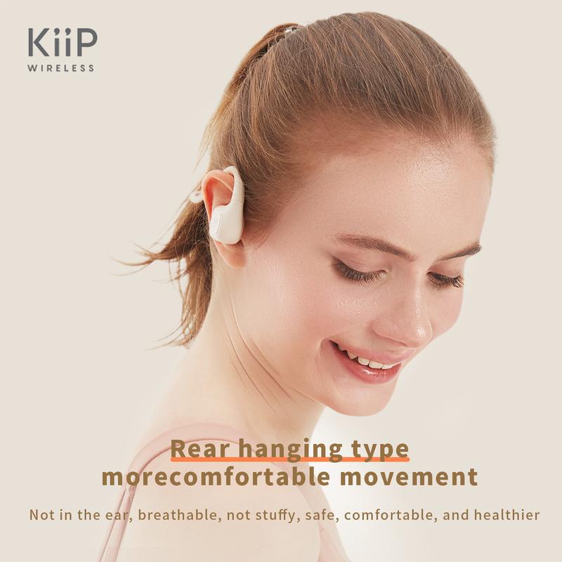 Product Introduction of KiiP Wireless DTH3 Pro TWS Bluetooth Headset Earhook Headphone Earphone Over Ear OWS Open Ear Wireless   Handsfree Earphone 1