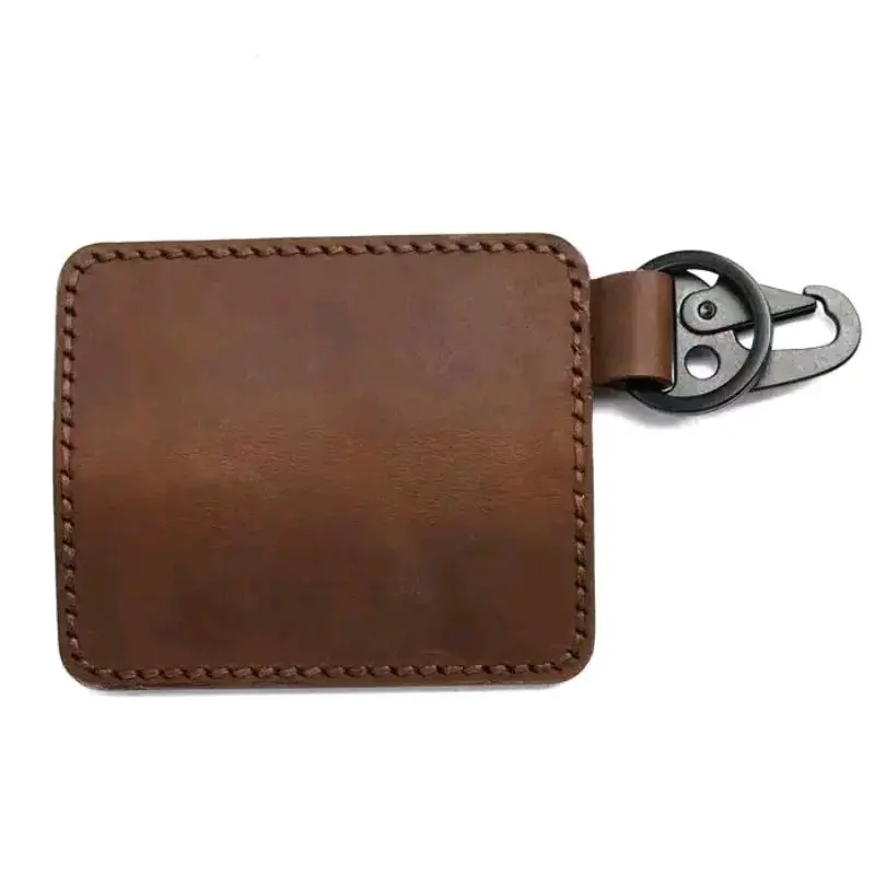 Gantungan Kunci Dompet STNK Motor Mobil Minimalis AG001 - Kulit Sintetis Premium Import - Pink, Keychain, Elegan 2