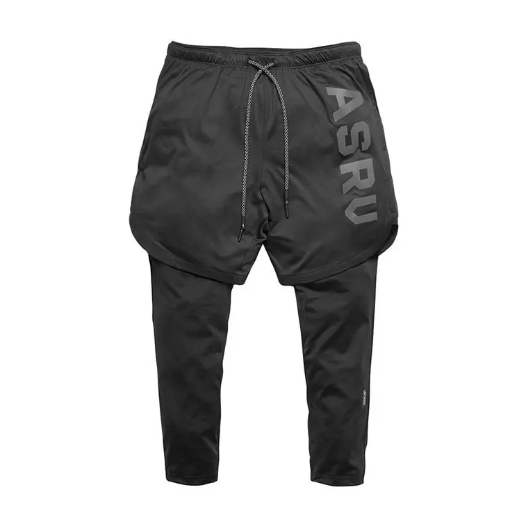 Quần Chạy Bộ Nam,Chơi Thể Thao Legging 2 Lớp ASRV Chất Train Lite Thông Hơi Thấm Hút Mồ Hôi Sport Thun