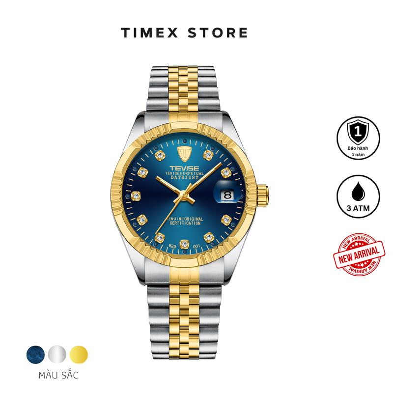 Đồng hồ cơ nam Tevise Date Just - Automatic có lịch ngày Watch Đeo Tay