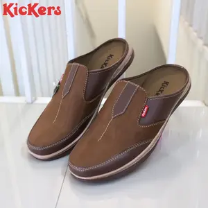 Kickers / kickers brown / kickers slop / kicker slop pria Kasual Shoes