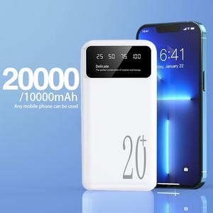 Syjshuangxi ポータブルパワーバンク 20000/10000mAh USB Type-C/Micro USB対応 モバイルバッテリー LED電量表示 iPhone/Android対応 デジタル電子機器用