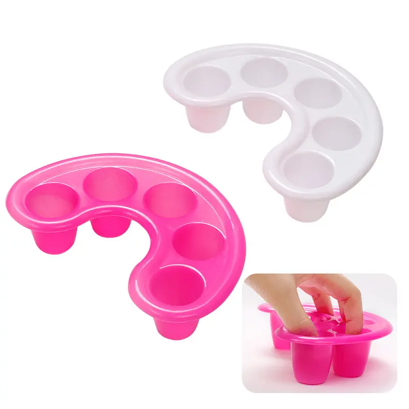 Bát Ngâm Tay Nghệ Thuật Làm Móng, 1 Chiếc, Đầu Acrylic, Dụng Cụ Làm Móng, Dụng Cụ SPA Móng Tay Tự Làm, Để Làm Móng Tay