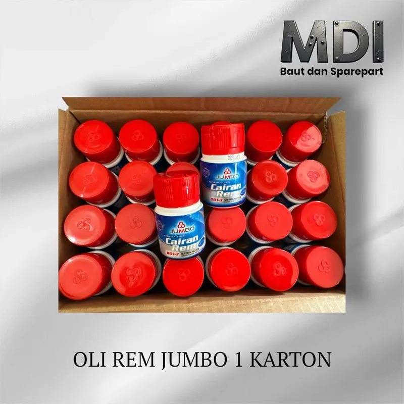 (1 karton/24 pcs) OLI REM JUMBO 50 mL (merah) 0