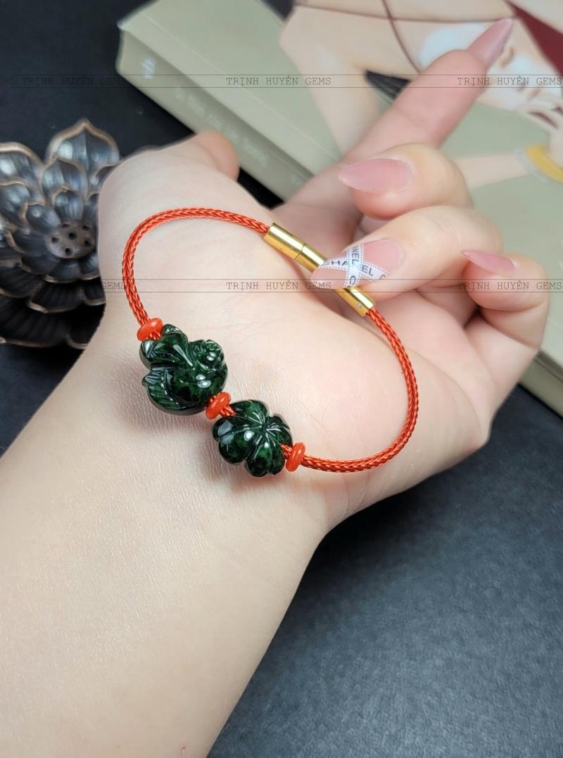 Product Introduction of Vòng tay Hồ ly mix Cỏ bốn lá Sơn thủy 1