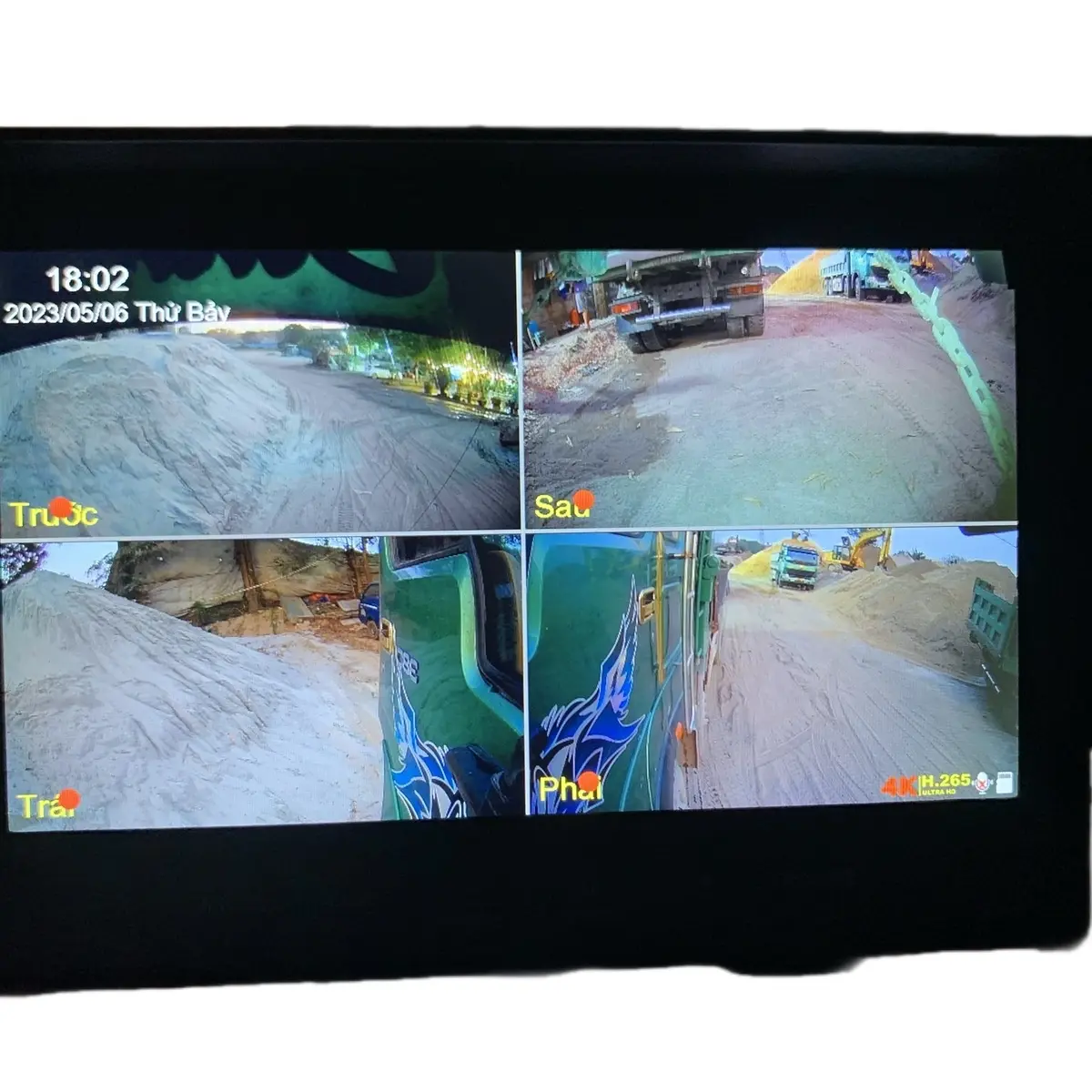 Camera 4 mắt Chuyên Dùng Cho Xe Tải vs Xe Đầu Kéo
