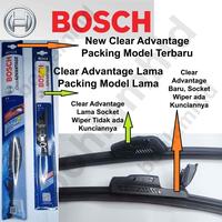 Gambar WIPER BOSCH CLEAR ADVANTAGE FRAMELESS KUDA 2Pcs (kn-kr) - Osram Hybrid, 3pcs 19 19 + 14 dari bohlamhid Kota Tangerang 5 Tokopedia
