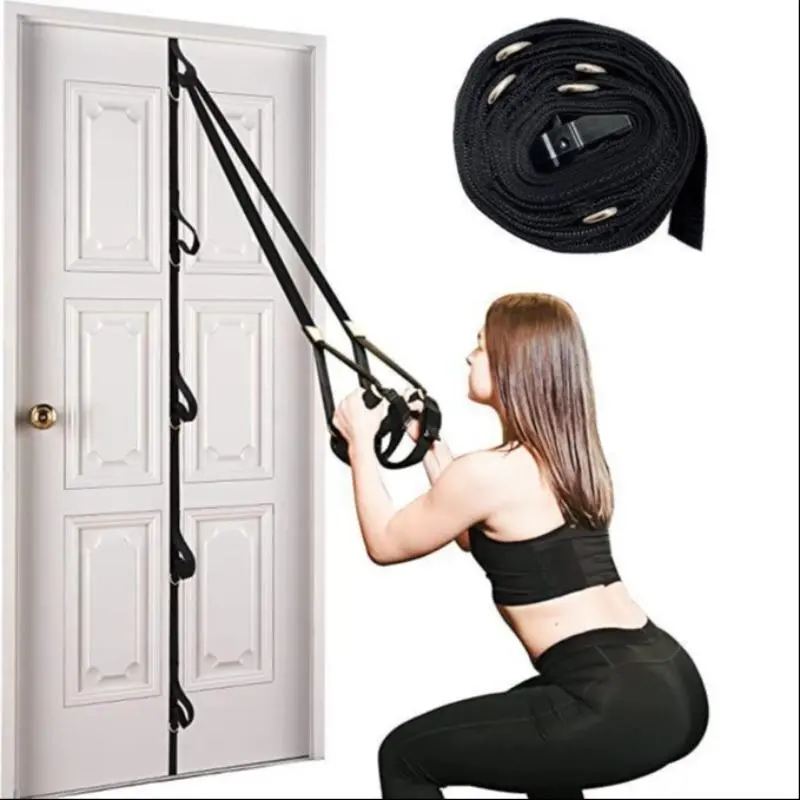 Resistance Band Fitness Pull Rope, 1 Count Door Anchor, Suspension Trainer, Home Fitness Equipment for Women & Men, Home Gym Accessories