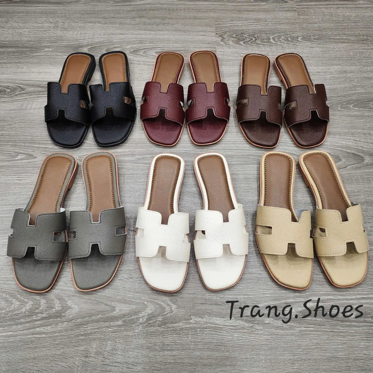 Dép Lê Chữ H  Bản Quai ngang - Fom Chuẩn- Cao Đế 1cm Đi Chơi, Đi làm - Dễ Mang Dễ Dùng-DéP Shoes