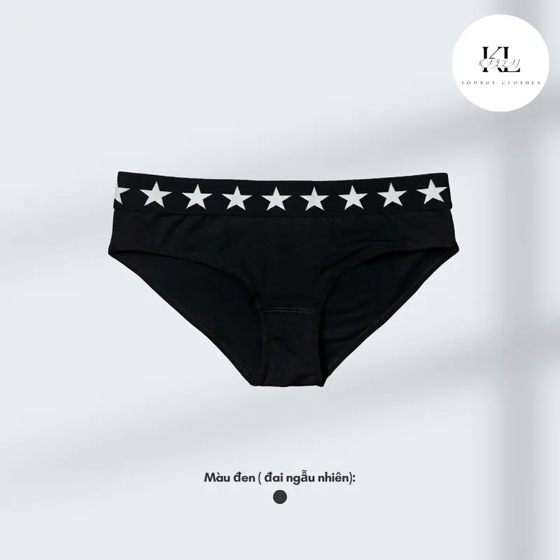 [Underwear] Quần lót tomboy cotton 4 chiều cho Tomboy, Trans (không thụng) Boxer Sịp Quần Boxer Thun Menswear quần lót 5