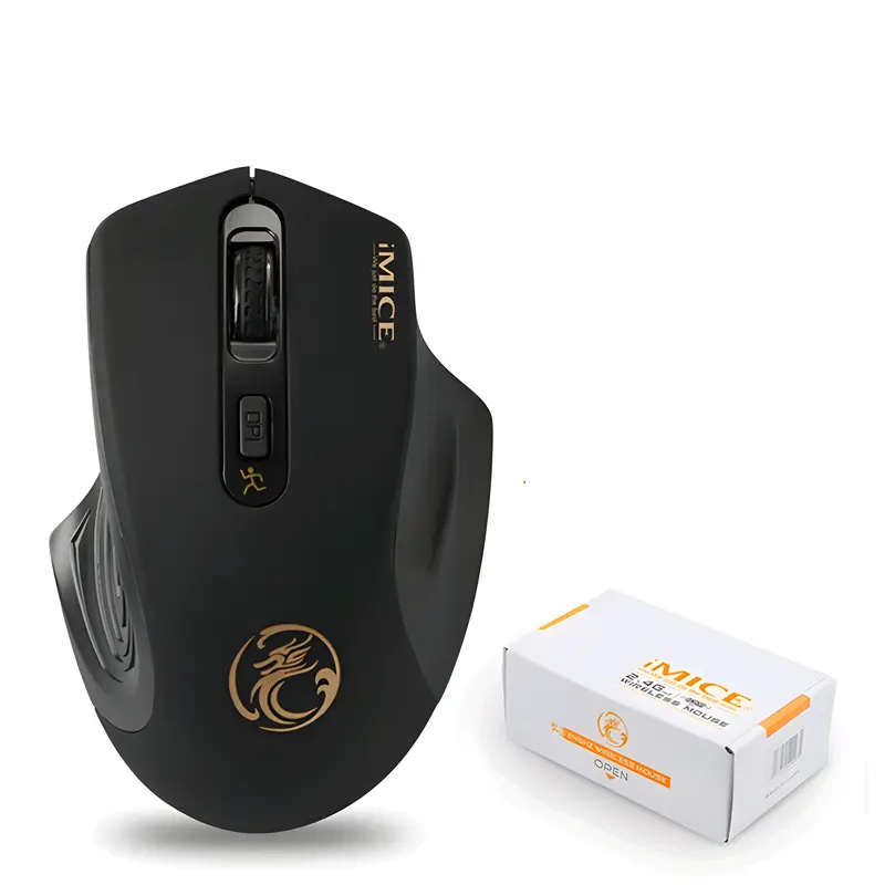 Mouse Gaming Wireless iMICE 2.4GHz 2000 DPI Tanpa Kabel Pc Komputer Laptop Nirkabel 4