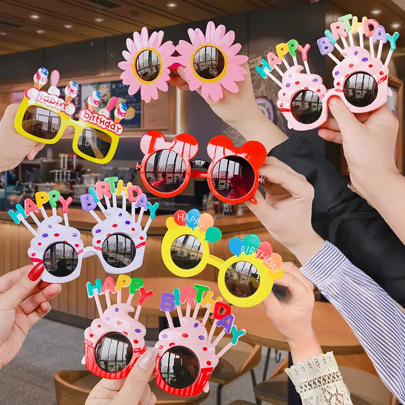 Kính mắt Happy Birthday dùng cho tiệc sinh nhật, phụ kiện cho tiệc sinh nhật Fubao Store 0