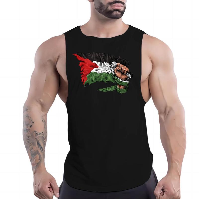 Product Introduction of Breathable Vest Men's Clothing Personality Fashion Casual Summer F Outdoor Basketball Print Sports Sleeveless Shirt Quick Dry 4