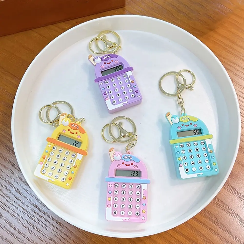 Máy Tính Mini Kawaii, Cầm Tay, Màn Hình 8 Chữ Số, Móc Chìa Khóa Mê Cung, Màu Pastel, Nhẹ, Thích Hợp Cho Học Sinh, Văn Phòng Phẩm, Sử Dụng Tại Nhà