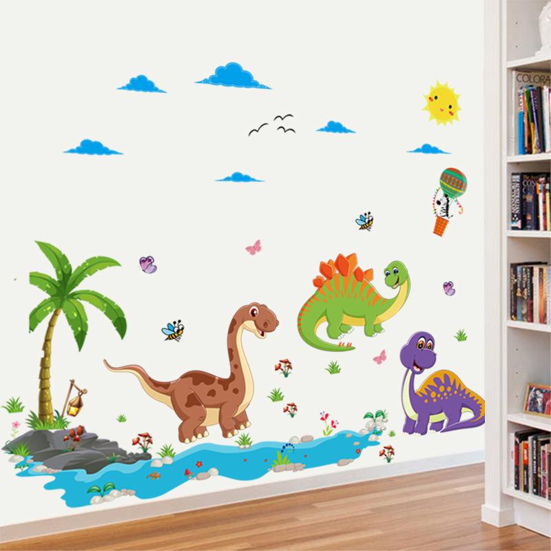 Đề can hình dán tường khủng long trang trí phòng cho bé Decor Decal 4