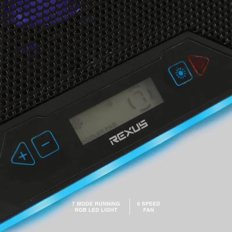 Rexus Breeze B160 Cooling Pad Laptop Fan With RGB 2