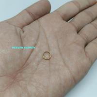 Gambar Ring Bulat Kecil Diameter Lubang 6 mm Tipis Warna Gold Muda Emas Muda Per Pack isi 144 Pcs Untuk Ring Gantungan Kunci Dll Craft dari Heaven Kaufen Kota Malang 4 Tokopedia
