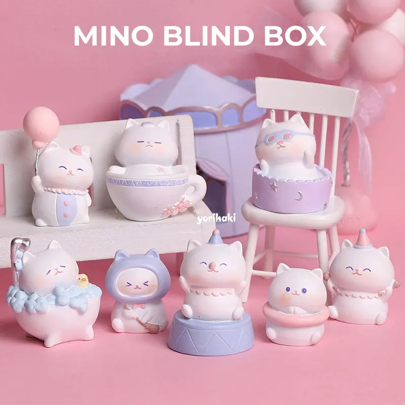 Blindbox Khu vui chơi Mino & Foodie Cat  - Mô hình bé mèo siêu cấp đáng iuu