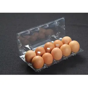 Mika Telur PET / Egg Tray / Tray Telur Isi 10 Butir sudah ada Pengunci @ 50 pcs.