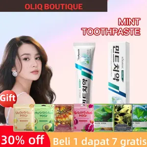 [Manfaat toko baru Beli 1 gratis 7] SLIMORA BLUE TOCT BPOM PASTA GIGI ATASI KARANG GIGI, BAU MULUT & GIGI SENSITIF  Perawatan khusus untuk memutihkan, menenangkan, merawat gusi, menghilangkan warna kuning, memperbaiki, dan menyegarkan napas.