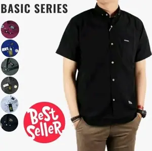 KEMEJA POLOS PENDEK BANYAK WARNA