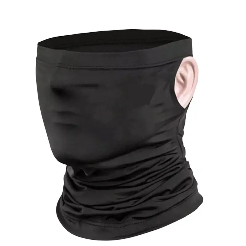 Buff pengendara motor masker bap bup Nyaman pria wanita masker helm unisex warna hitam buf olahraga 1