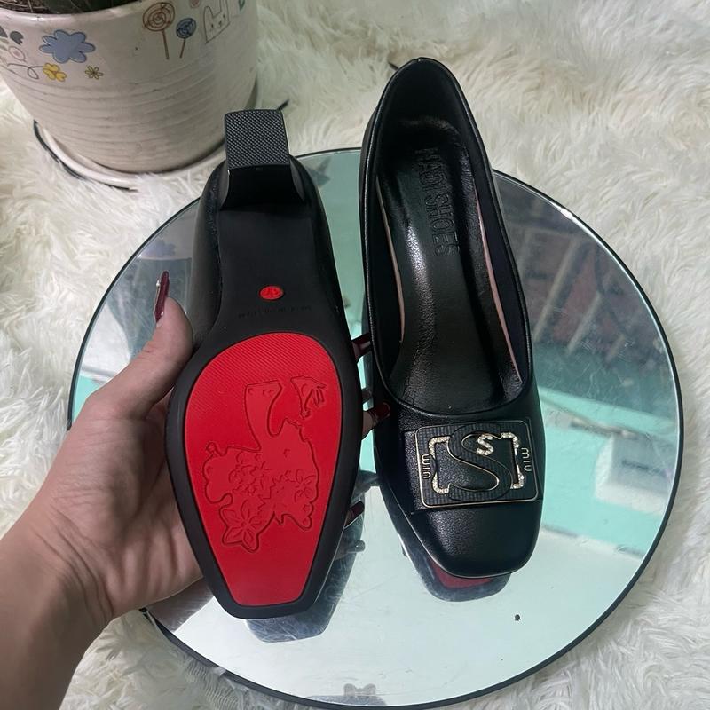 Giẫy mũi vuông 5 phân mầu đen 3