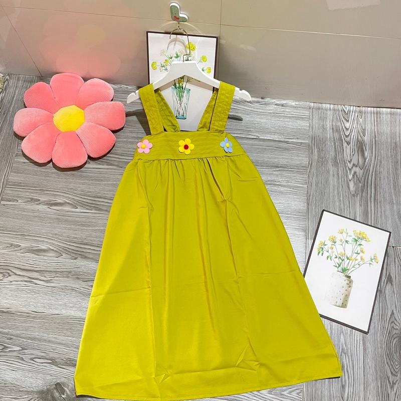 (40-80kg) Đầm Babydoll Hoa Nổi, Xoè Ngắn, Vải Kate Lụa, Dành Cho Nữ Dress