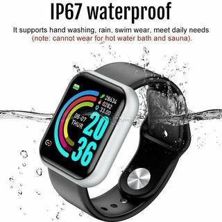 Vòng đeo tay đồng Đồng Hồ thông minh, Y68, Bluetooth, Chống thấm nước Ip67, Máy theo dõi thể dục thể thao và nhịp tim, dành cho nam và nữ, Dây đeo thông minh, Tương thích với IOS và Android