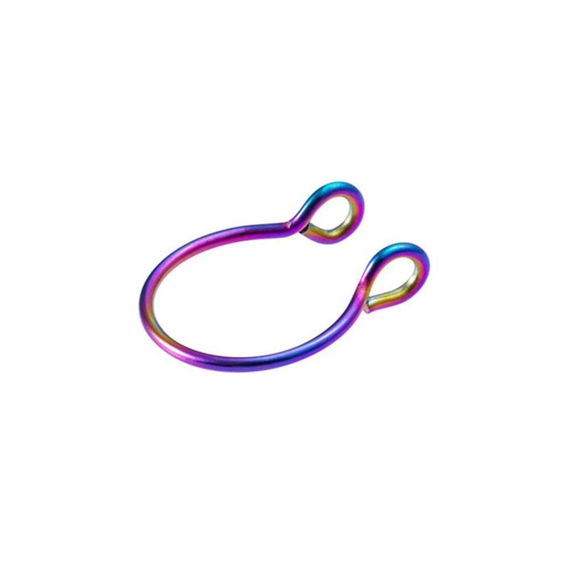 Product Introduction of Stainless Steel U-shaped Nose Rings Nose Clips And Plating Nose Pins Fittings Vacuum Piercing Z4T5 19