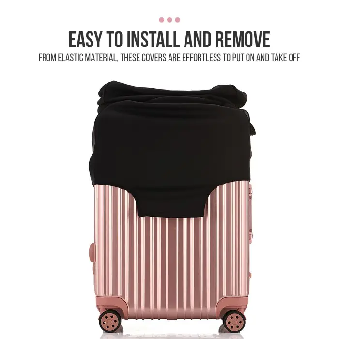 DISKON Roaming Cover Kain Elastis Sarung Koper Logo Roaming 20 Inch - 30 Inch - Pink, 28 2