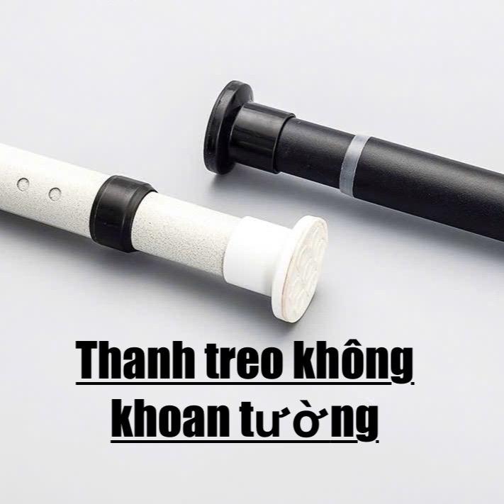 THANH TREO RÈM KHÔNG CẦN KHOAN TƯỜNG - KHÔNG CẦN ĐỤC TƯỜNG - ĐA NĂNG DỄ SỬ DỤNG - CHẤT LIỆU THÉP KHÔNG RỈ