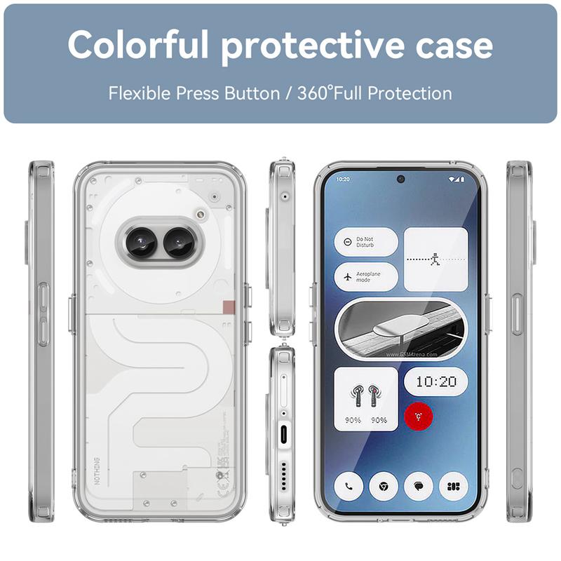 Product Introduction of KEYSION Transparent Shockproof Case for Nothing Phone 2A Plus Soft TPU Silicone Clear Phone Back Cover for Nothing Phone 2A Plus 8