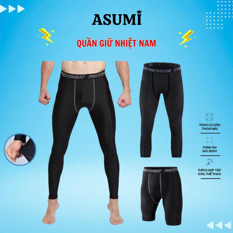 Quần Giữ Nhiệt Nam Body quần combat pro cao cấp Legging Sport