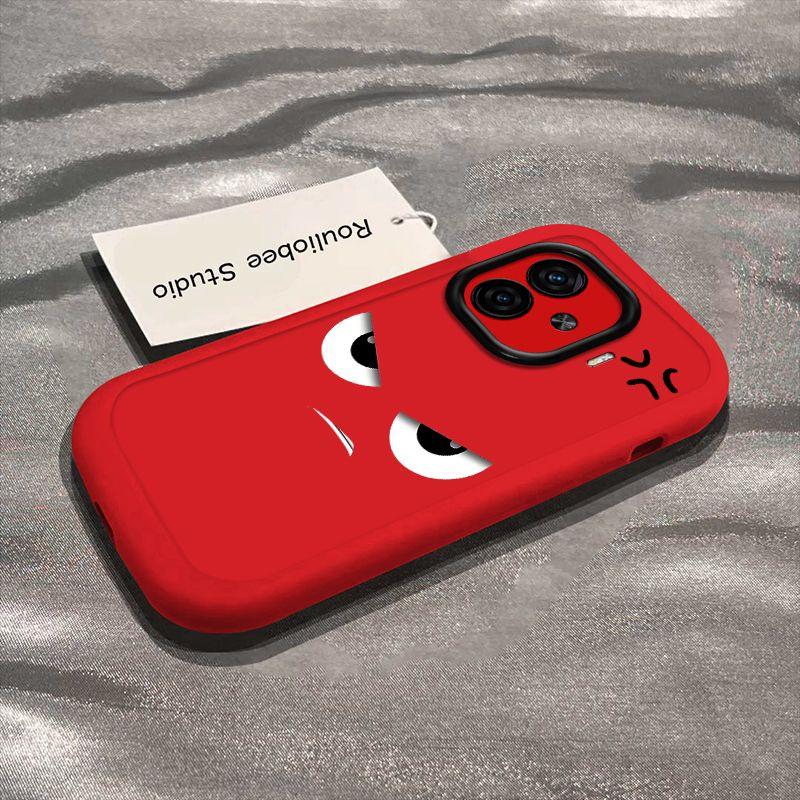 Ốp Điện Thoại, Dành Cho Vivo iQOO Z9 Z9Turbo + Plus, Chất Liệu Silicon, Ốp Mềm, Thích Hợp Cho Nam Và Nữ, Trẻ Trung Và Thanh Niên, Thiết Kế Vui Nhộn Và Dễ Thương, Màu Đỏ, Thiết Kế Sáng Tạo, Z9 Turbo, Vỏ Bảo Vệ Điện Thoại Di Động